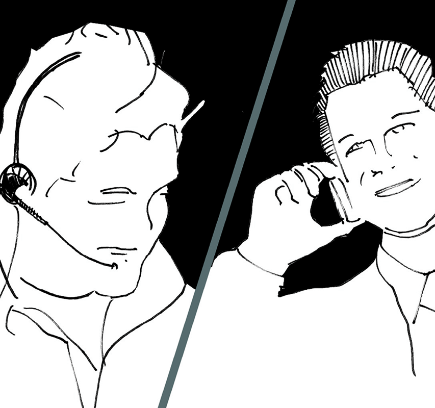 A frame from a storyboard