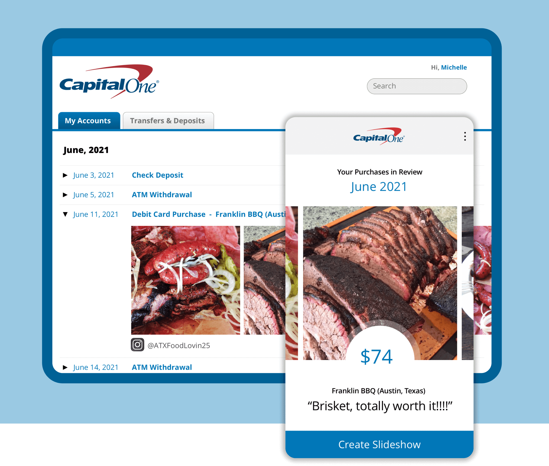 No More Depressing Bank Statements