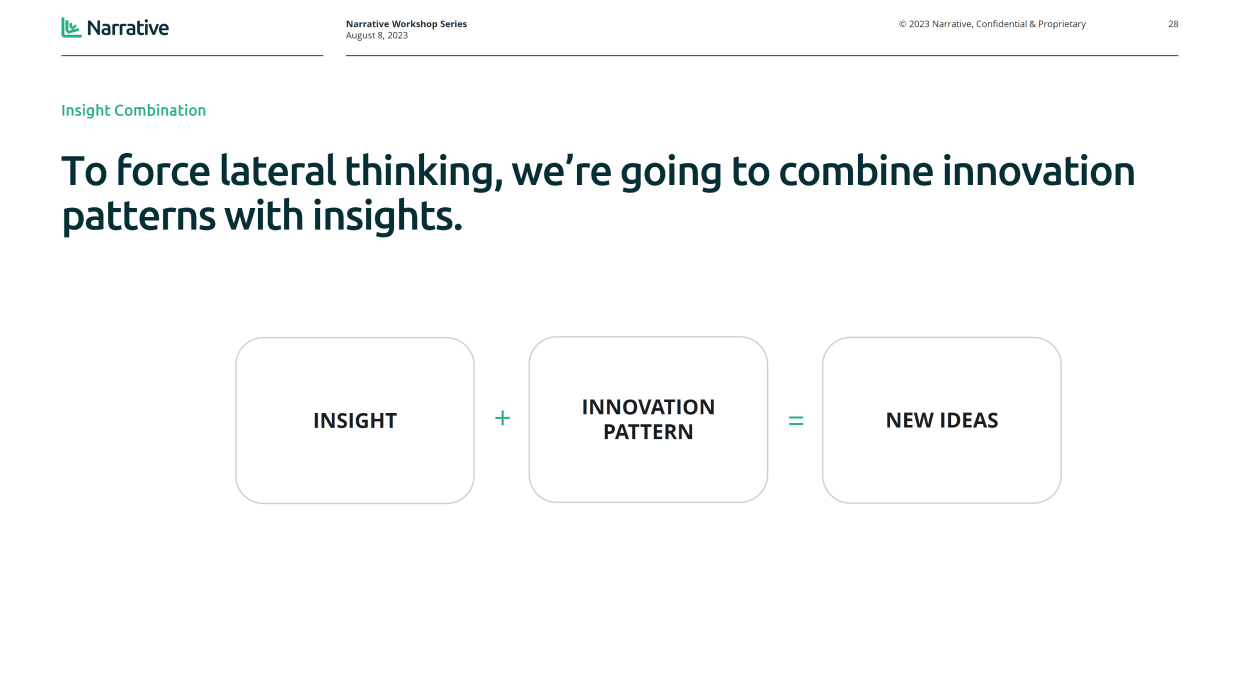Insight Combination