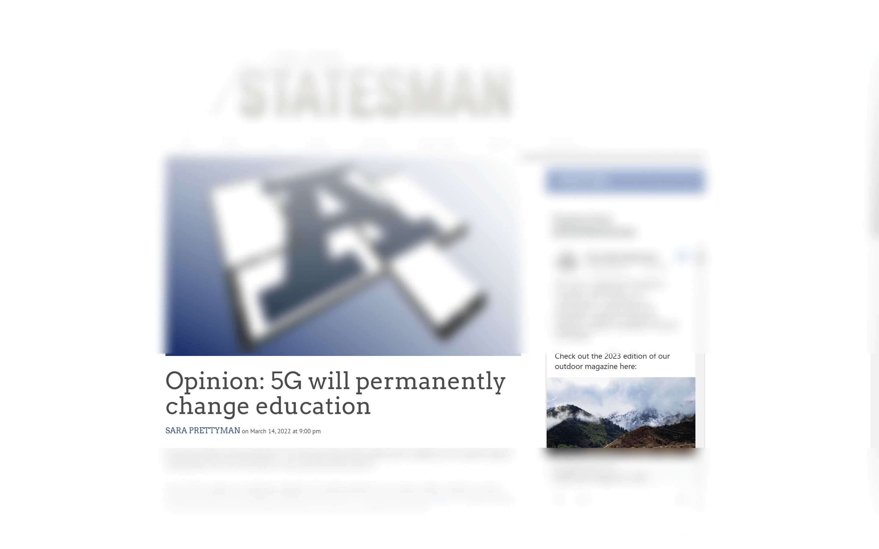 5G will permanently change education