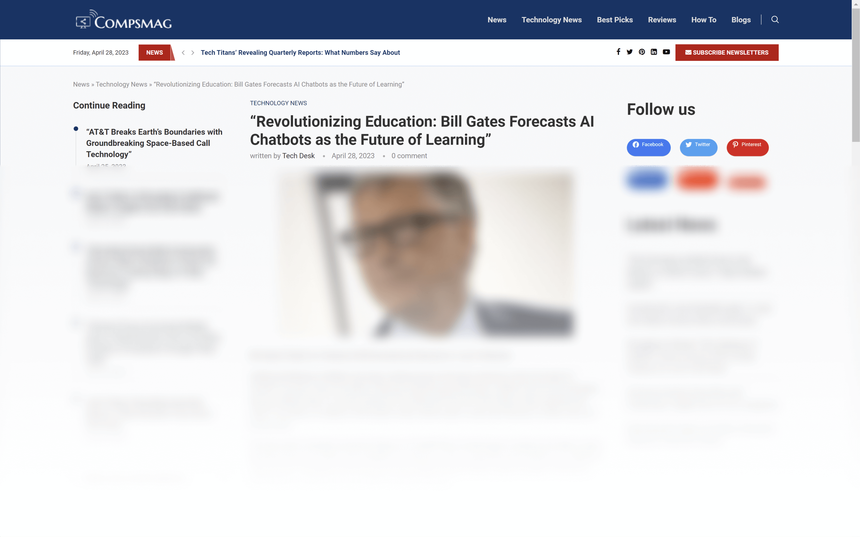 Revolutionizing education: Bill gates forecasts AI chatbots as the future of learning
