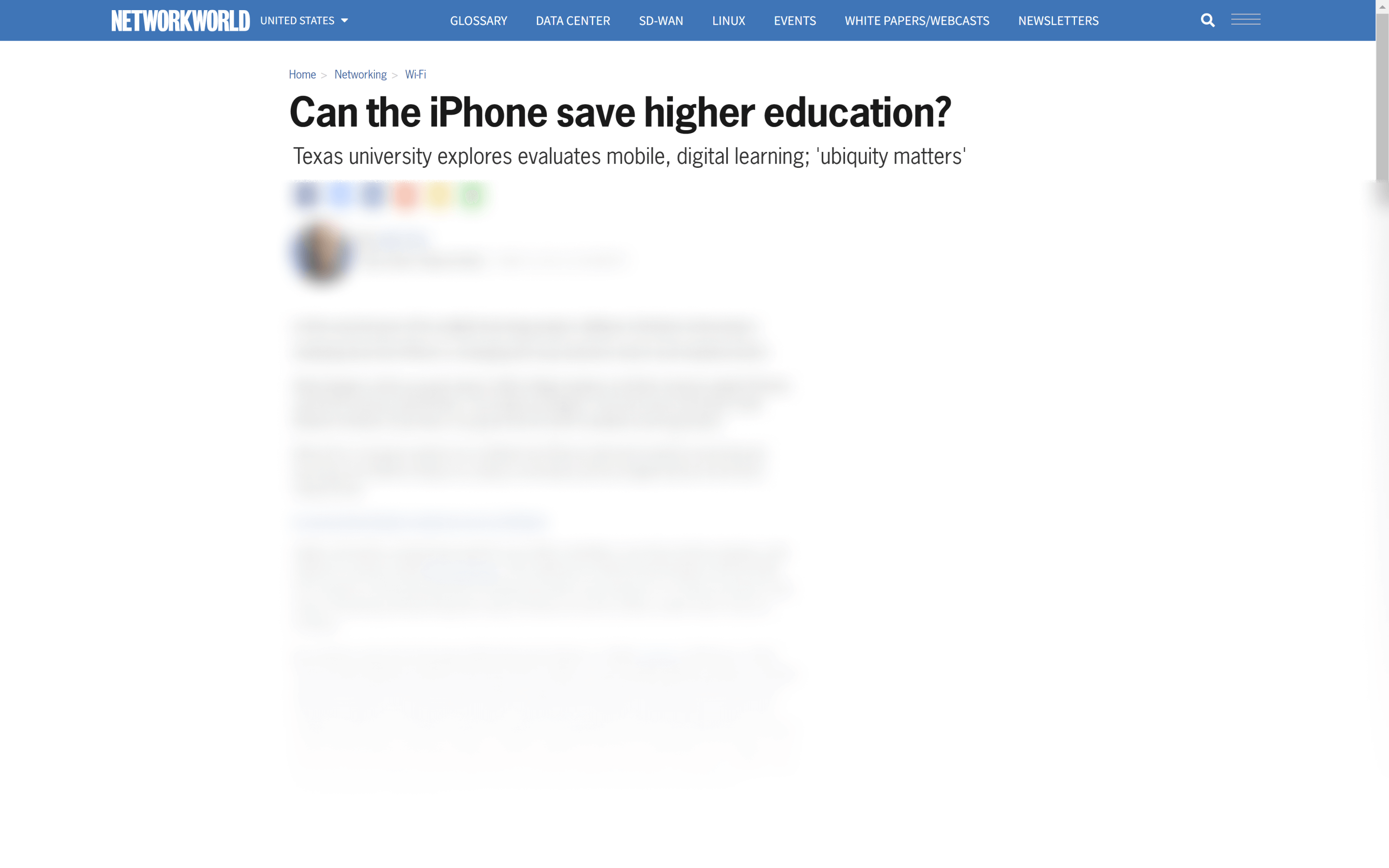 Can the iphone save higher education?