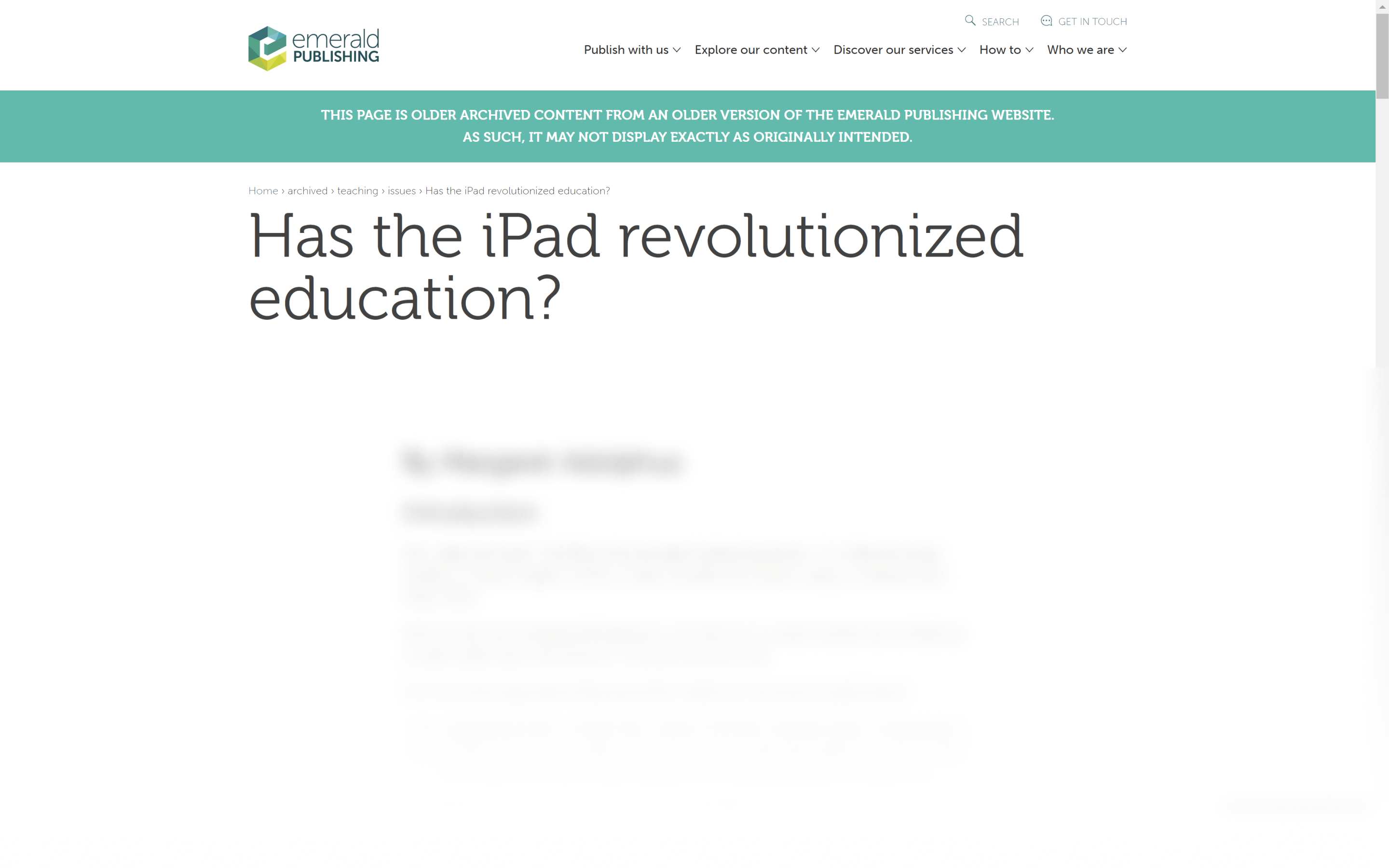 Has the ipad Revolutionized education?