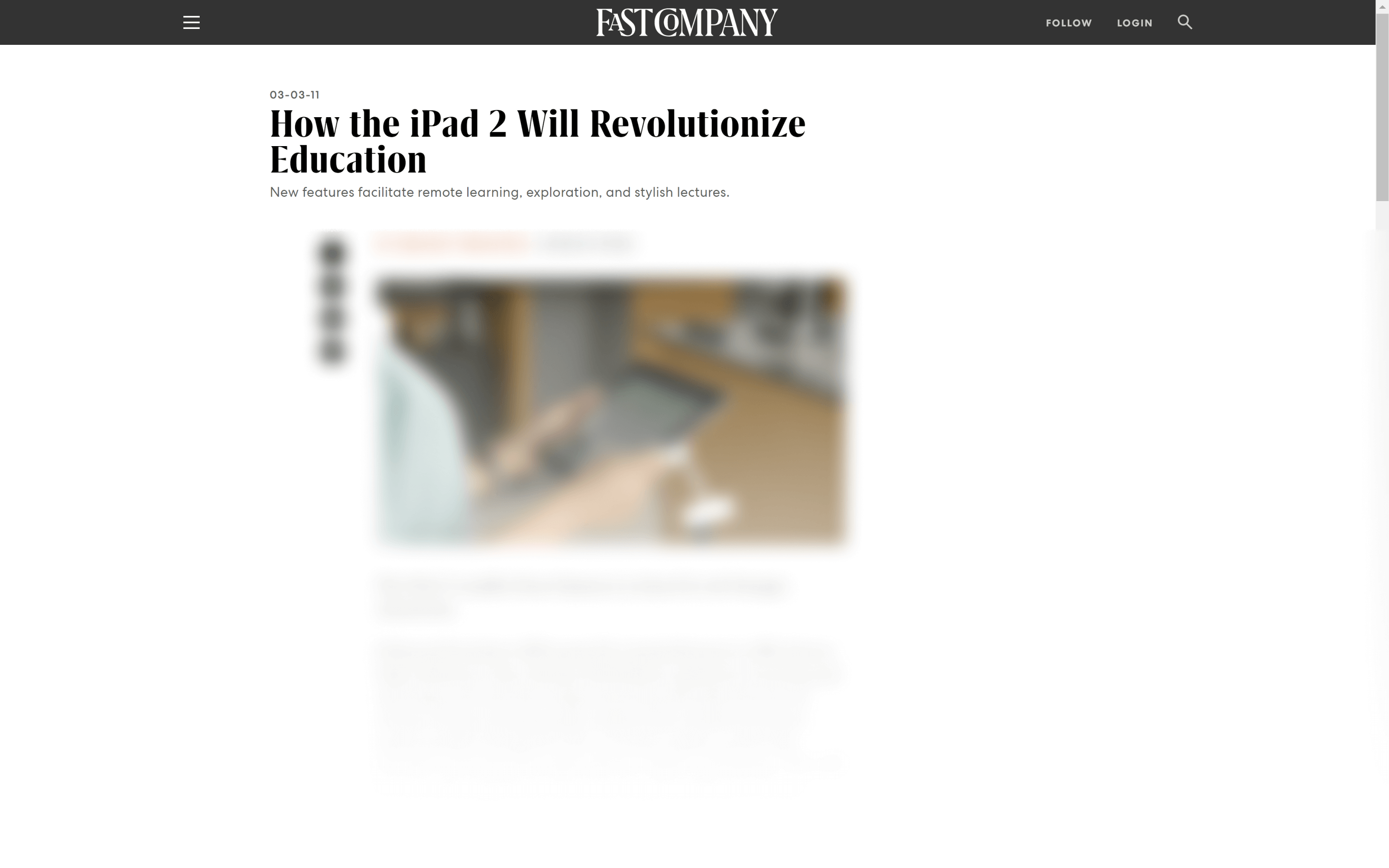 How the ipad 2 will revolutionize education
